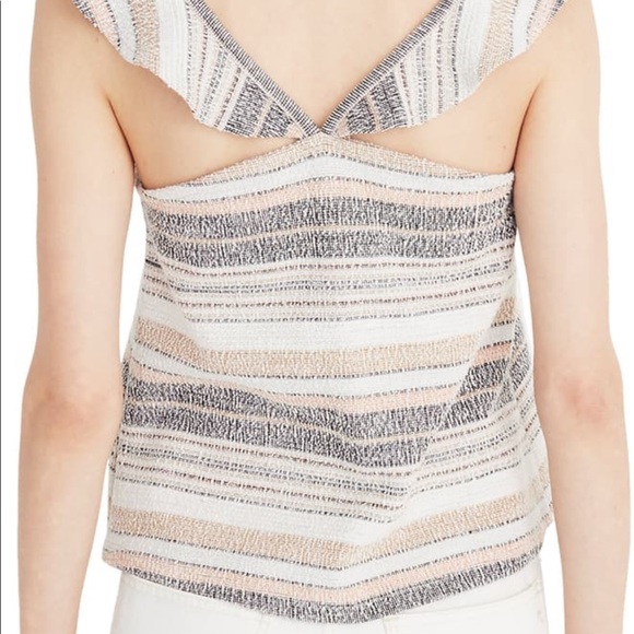 Madewell Ruffle-Strap Tank Top - Picture 3 of 6